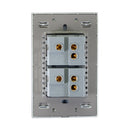 Placa Lucek Colors c/2 apagadores escalera negro - La nueva eléctrica