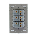 Placa Lucek Colors c/3 apagadores escalera blanco - La nueva eléctrica