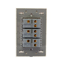 Placa Lucek Colors c/3 apagadores escalera hueso - La nueva eléctrica