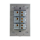 Placa Lucek Colors c/3 apagadores escalera negro - La nueva eléctrica