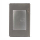 Placa Lucek Metal botón timbre plata - La nueva eléctrica
