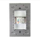 Placa Lucek Metálica anodizado jack RJ45 - La nueva eléctrica