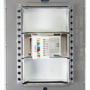 Placa Lucek Metálica plateado jack RJ45 - La nueva eléctrica