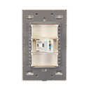 Placa Lucek Colors jack RJ45 hueso - La nueva eléctrica