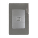 Placa Lucek Metal módulo telefónico plata - La nueva eléctrica