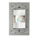 Placa Lucek Metal módulo telefónico plata - La nueva eléctrica