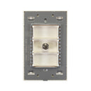 Placa Lucek Colors toma coaxial hueso - La nueva eléctrica