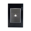 Placa Lucek Colors toma coaxial negro - La nueva eléctrica