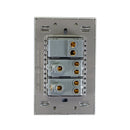 Placa Lucek 1 apagador sencillo y 2 contactos de 1 módulo cristal espejo - La nueva eléctrica