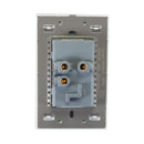 Placa Lucek Colors c/2 contactos y 2 entradas USB blanco - La nueva eléctrica