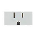 Contacto Leviton Cien sencillo con tierra blanco - La nueva eléctrica