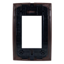 Placa Leviton Cien 3 módulos chocolate - La nueva eléctrica