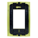 Placa Leviton Cien 3 módulos verde mate - La nueva eléctrica