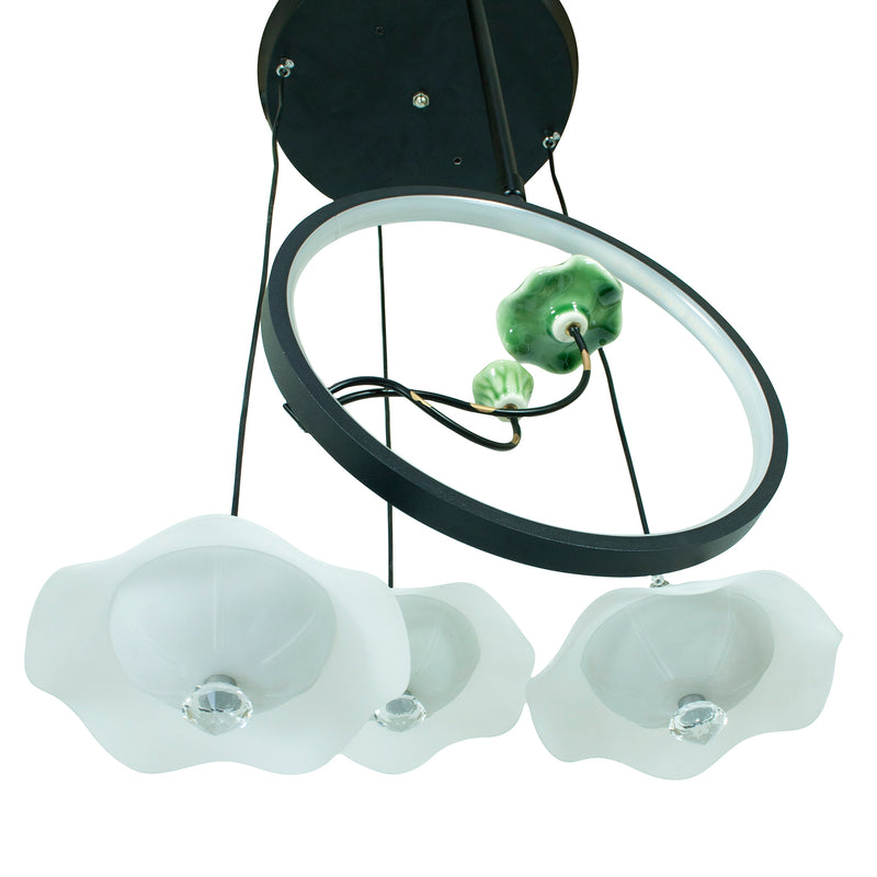 Candil Teco led 113 w aro 3 luces 3 tonos