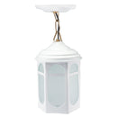 Farol Eco casita colgante blanco - La nueva eléctrica