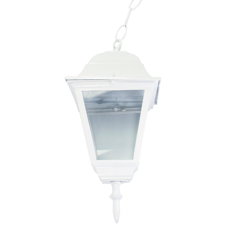 Farol Kley colgante rustico blanco