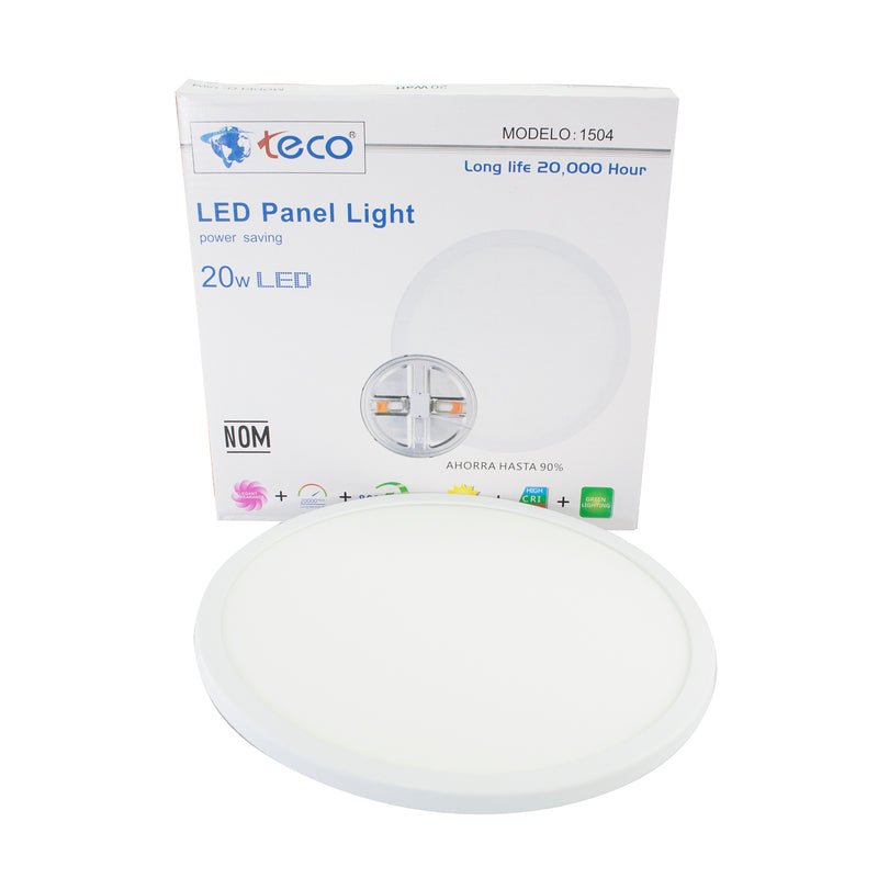 Empotrado Teco 20w ajustable blanco frío