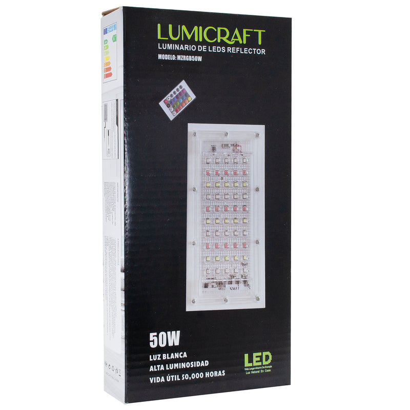 REFLECTOR LUMICRAFT  50W RGB DIAMANTE