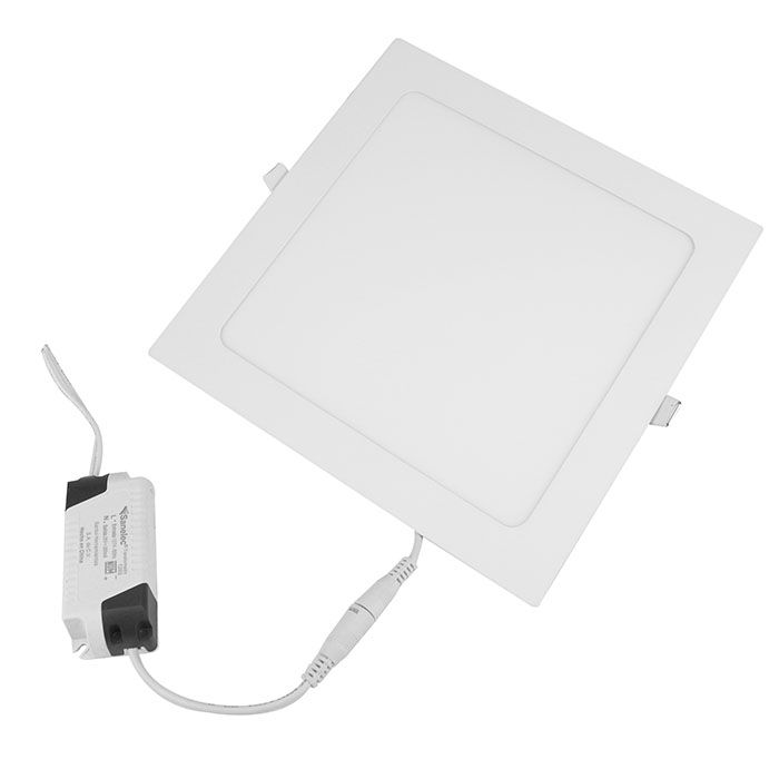 Empotrado Sanelec led 18w cuadrado frío