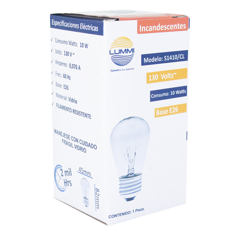 Foco Lummi 10w t/anuncio transparente 127v