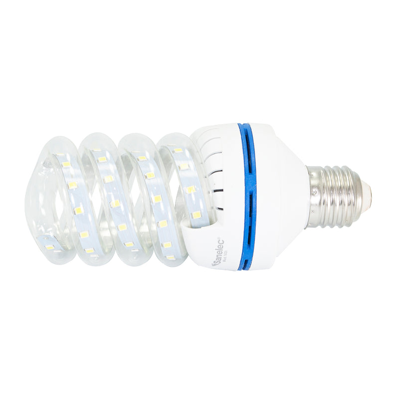 Foco Sanelec espiral led 12w luz fría