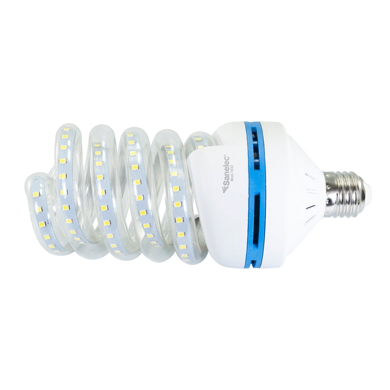 Foco Sanelec espiral led 22w luz fría