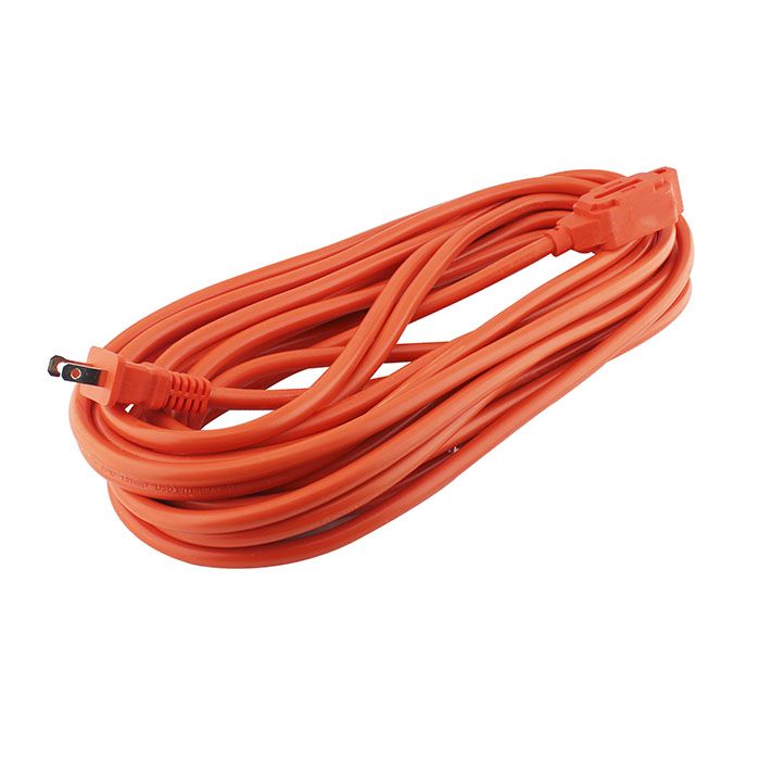 Extensión Sanelec 10 mts 2 x16 uso rudo naranja