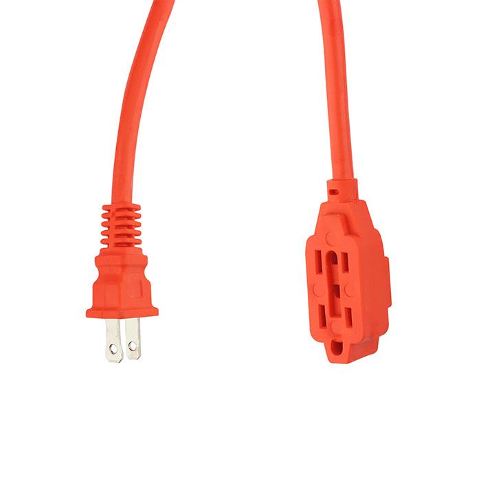 Extensión Sanelec 10 mts 2 x16 uso rudo naranja