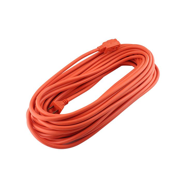 Extensión Sanelec 20 mts 2 x16 uso rudo naranja