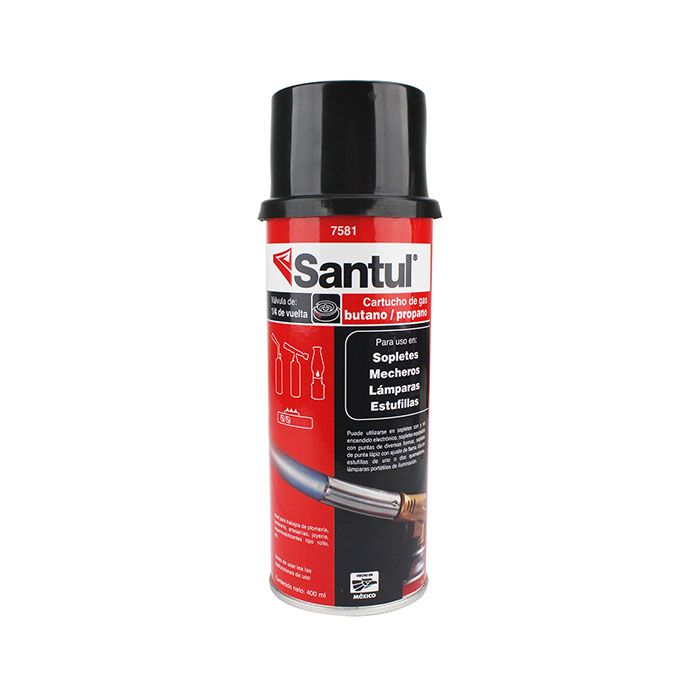 Cartucho Santul gas butano 1/4 devuelta