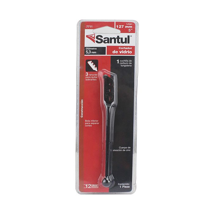 Cortador de vidrio Santul de 1 cuchilla de 5.3 mm