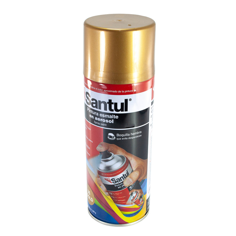 Pintura Santul aerosol oro metlico 300 ml