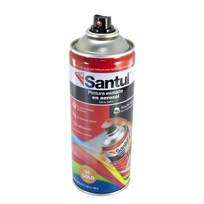 Pintura Santul aerosol oro metlico 300 ml