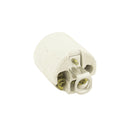 Soquet kley porcelana candil c/niple 3/8 - La nueva eléctrica