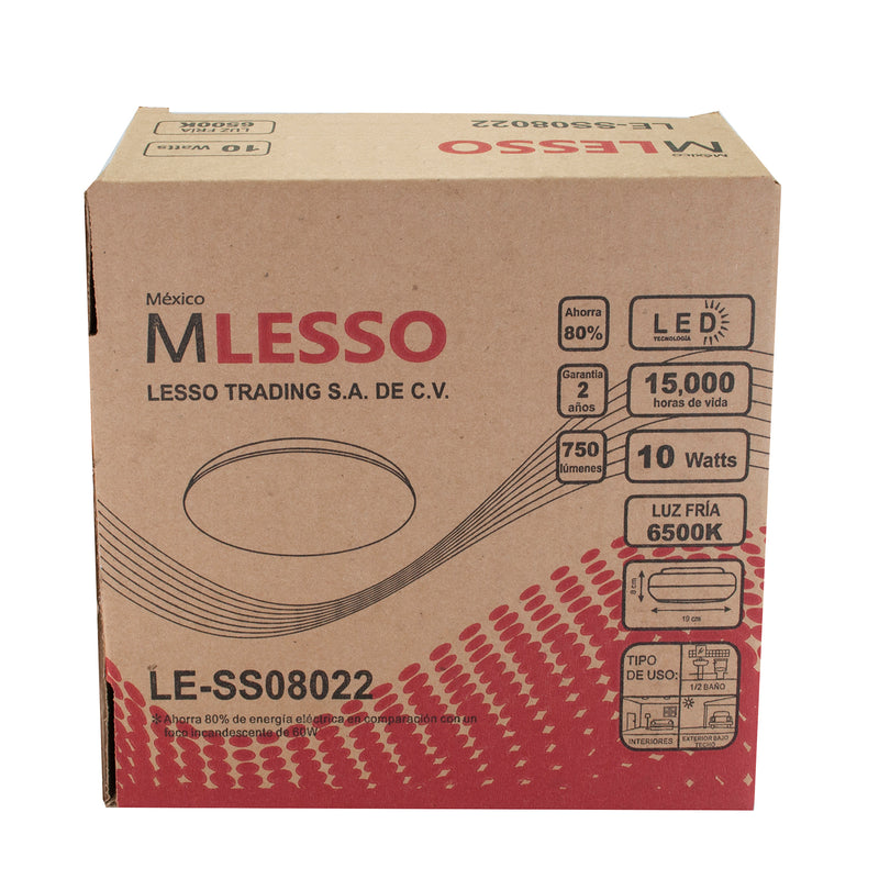 Plafón Mlesso led 10w figura 1