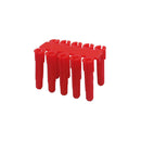 Taquete samy plástico 1/4 rojo (c/100pz) - La nueva eléctrica
