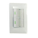 Placa Solaris Ultra con 2 apagadores - La nueva eléctrica