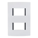 Placa Leviton modular Ultra 2 módulos blanca - La nueva eléctrica