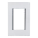 Placa Leviton modular Ultra 3 módulos blanca - La nueva eléctrica