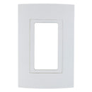 Placa Leviton modular Ultra para accesorios Decora blanca - La nueva eléctrica