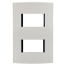 Placa Leviton modular Ultra 2 módulos marfil - La nueva eléctrica