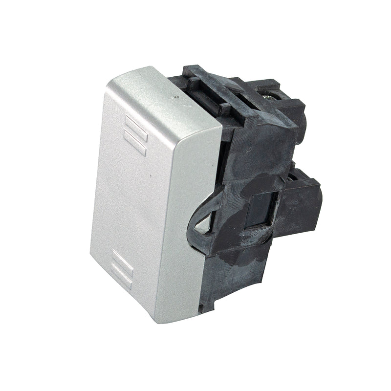 Apagador Leviton modular escalera gris