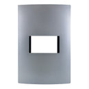 Placa Leviton modular ultra 1 Módulo aluminio - La nueva eléctrica