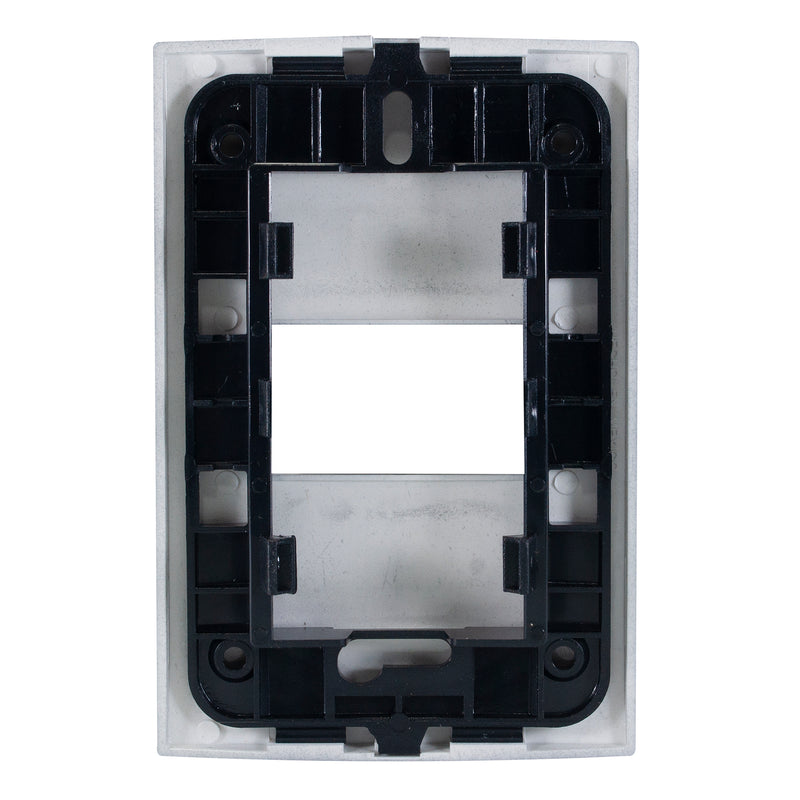 Placa Leviton modular ultra 1 Módulo aluminio