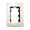 Placa Leviton modular ultra 3 Módulos blanco perlado - La nueva eléctrica