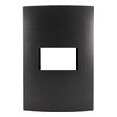 Placa Leviton modular ultra 1 Módulo anodizado oscuro - La nueva eléctrica