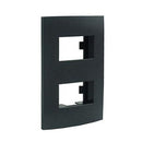 Placa Leviton modular ultra 2 Módulos grafito - La nueva eléctrica