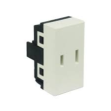 Contacto Leviton modular sencillo blanco