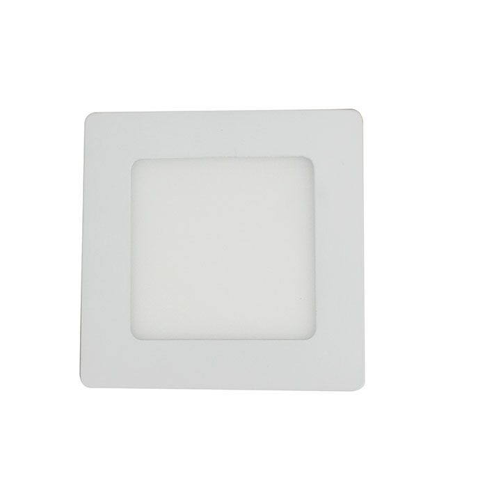 Luminario Sanelec led 6w sobreponer cuadrado cálido