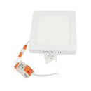 Luminario Sanelec LED 12W sobreponer cuadrado cálido - La nueva eléctrica